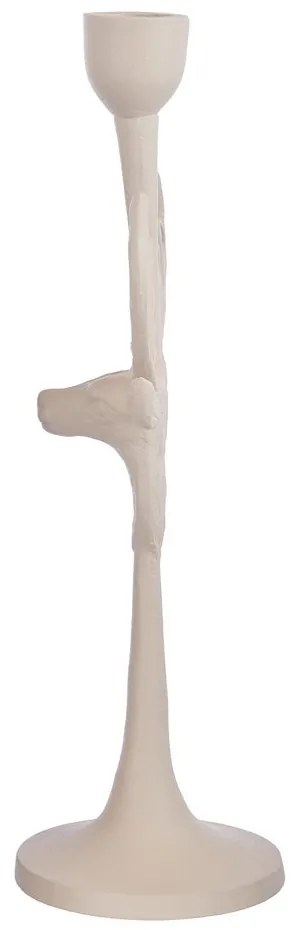 FOREST GLADE Svietnik 27 cm - béžová