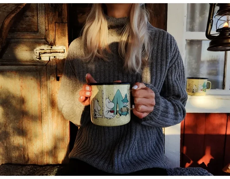 Hrnček Moomin Campers 0,8l, smalt / béžový