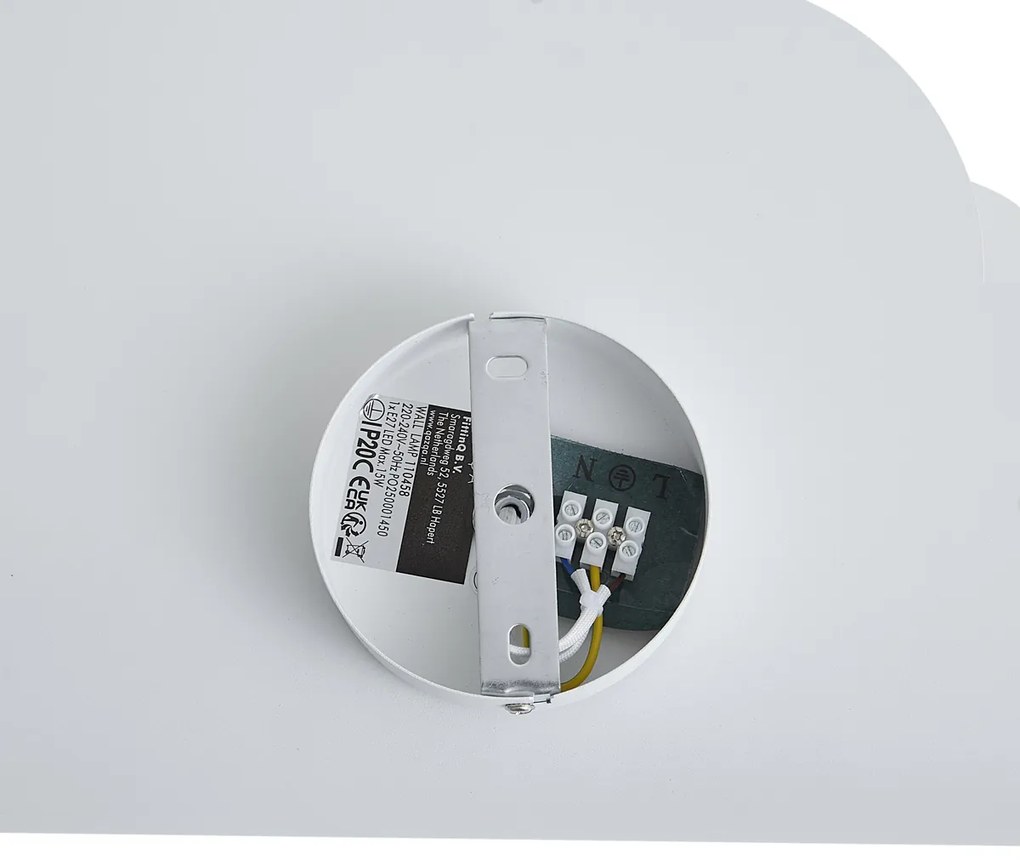 Detské nástenné svietidlo biele Mrak so slnkom - Cloudy