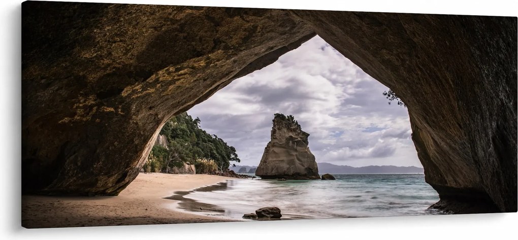 Obraz z jaskyne, Nový Zéland (120x50 cm)