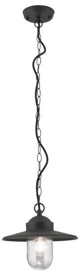 Orion AL 11-1318 - Vonkajšie závesné svietidlo EDWARD 1xE27/60W/230V IP44 čierna