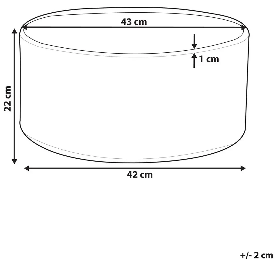 Kvetináč ⌀ 43 cm Valty (biela). Vlastná spoľahlivá doprava až k Vám domov. 1079946