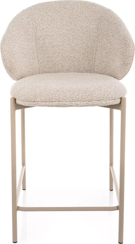 Barová stolička KIOTO, kašmír/svetlo béžová