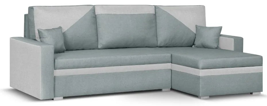 Rozkládací rohová sedací souprava ASTRA Mentolová/Béžová