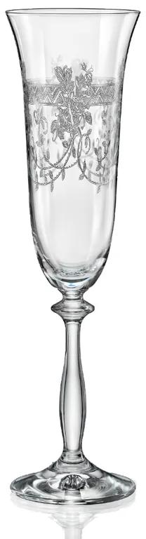 Crystalex poháre na šampanské Royal 190 ml 6 KS