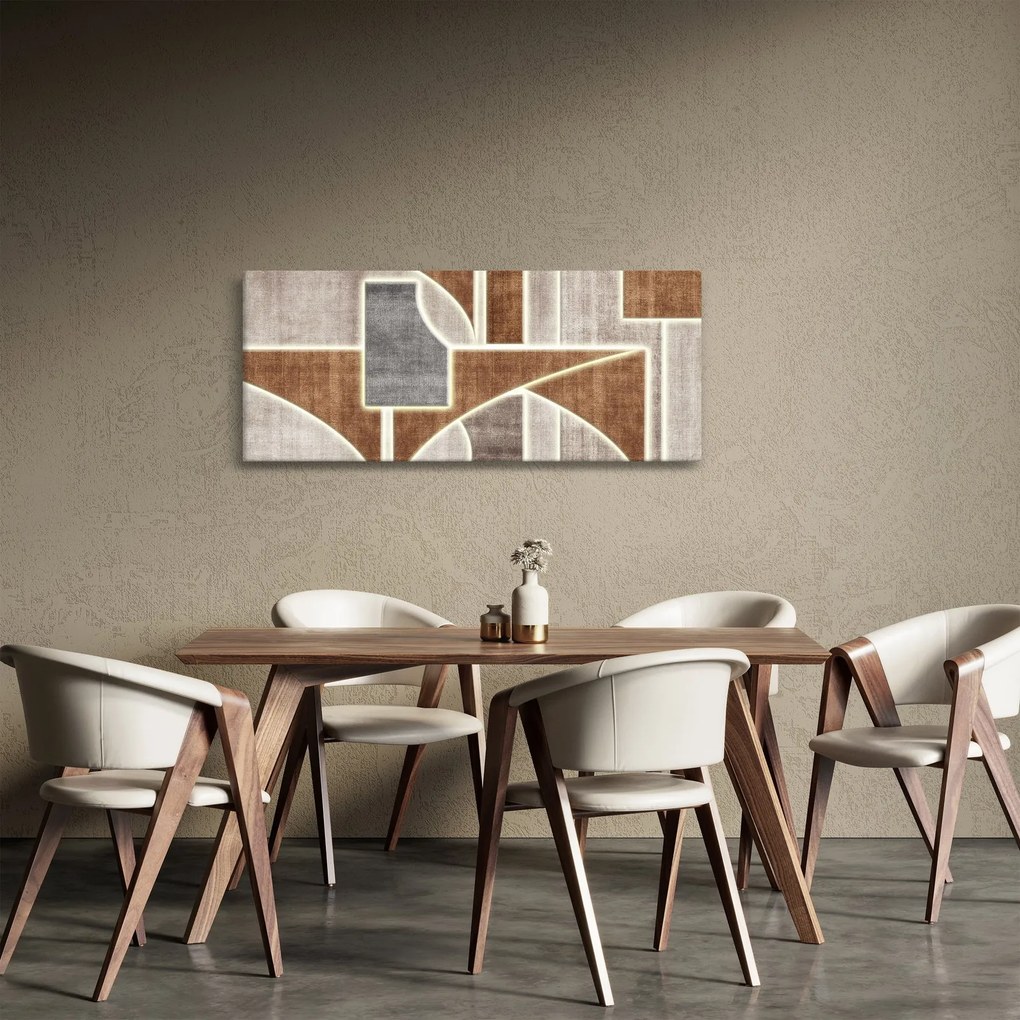 Obraz - Tvary (120x50 cm)