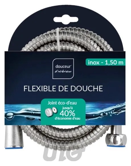 Oceľová sprchová hadica Hydro – douceur d'intérieur