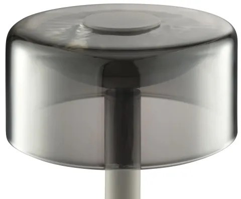 Brilliant - LED stmievateľná nabíjateľná dotyková stolová lampa RAZOR LED/2,5W/5V 2700K IP44 šedá