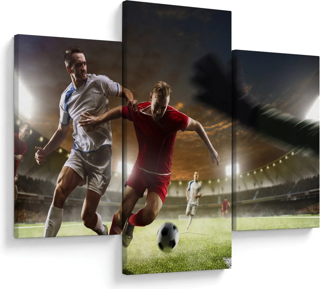 Obraz - Futbalisti v akcii (90x60 cm)