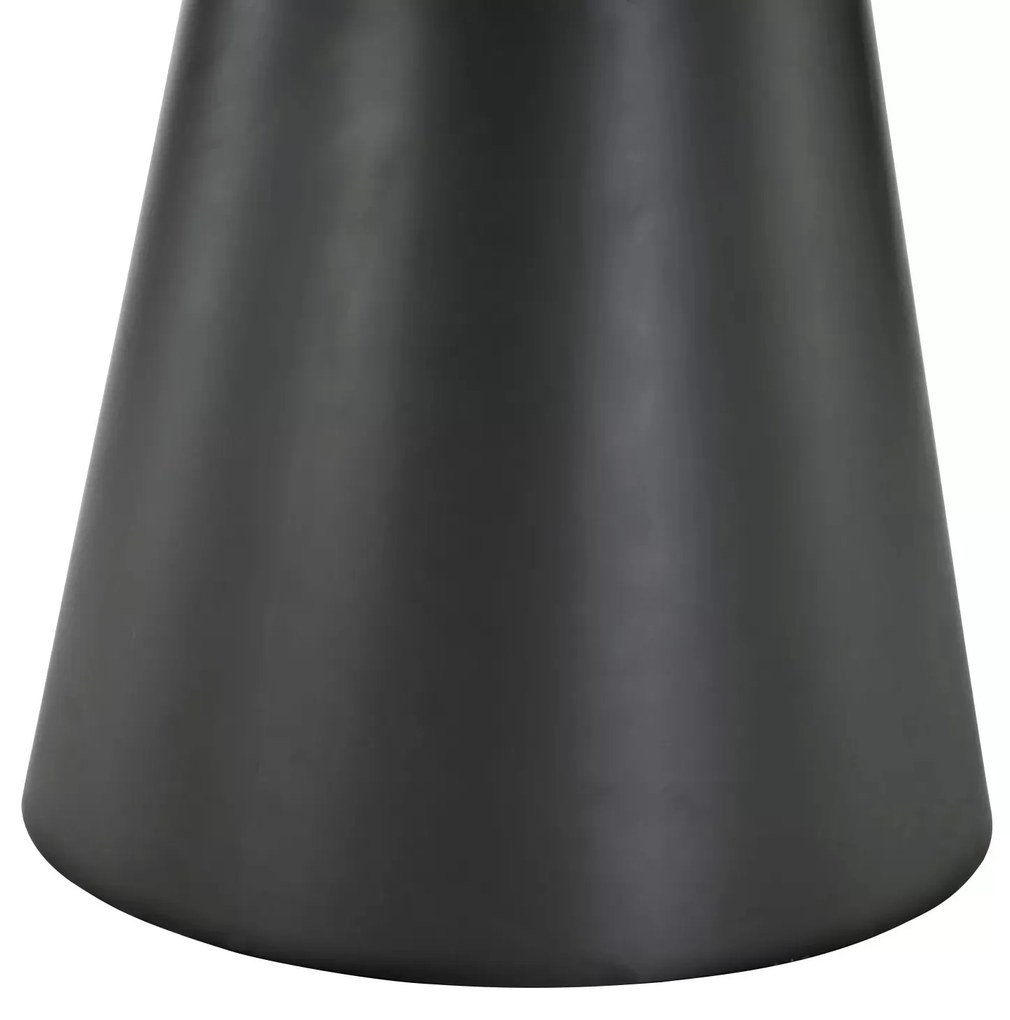 Rozkladací jedálenský stôl Angel 120/160 cm sivý mramor/čierny