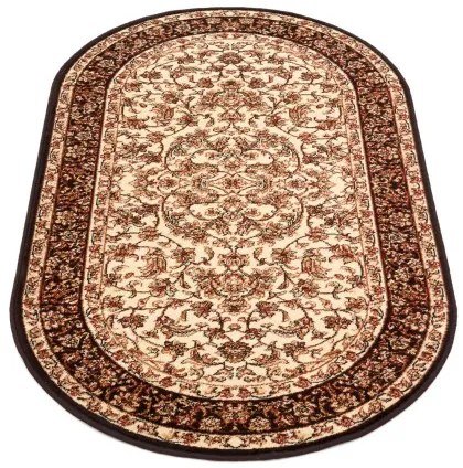 Koberec Agnella Standard Hermiona krémový ovál