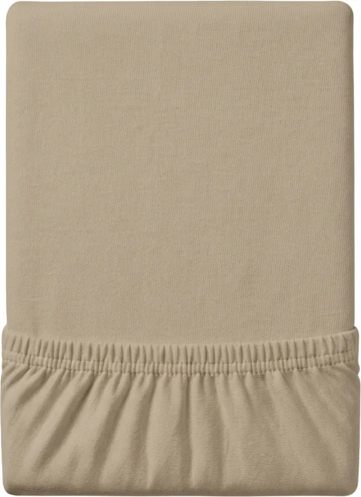 Jersey plachta EXCLUSIVE cappuccino 90 x 200 cm
