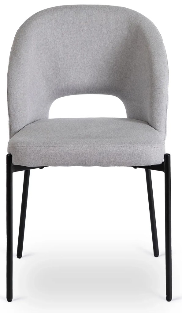 PROXIMA.store - Čalúnená glamour stolička BROS FARBA: béžová, FARBA NÔH: čierna