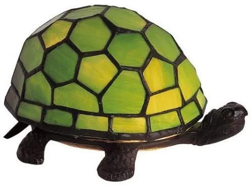 Detská lampa KORYTNAČKA Green Tiffany štýl 21*14