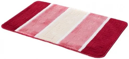Sada kúpeľňových koberčekov MULTI C5016 červený grécky