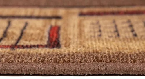 Koberce Breno Behúň JENA 44, šíře role 120 cm, hnedá, viacfarebná