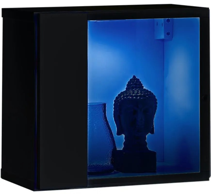 Závesná skrinka Switch WW 5 čierna