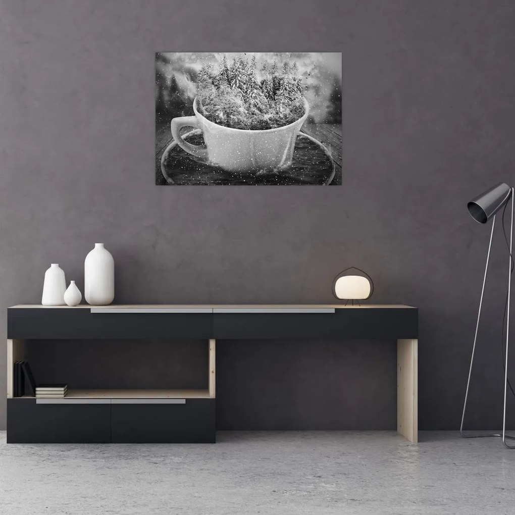 Obraz - Šálka prírody (70x50 cm)