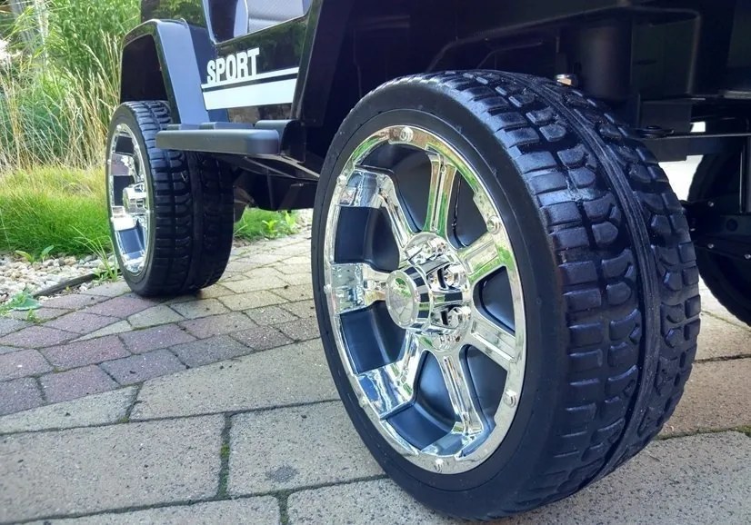 LEAN CARS Elektrické autíčko Jeep S2388 čierne 4x45W