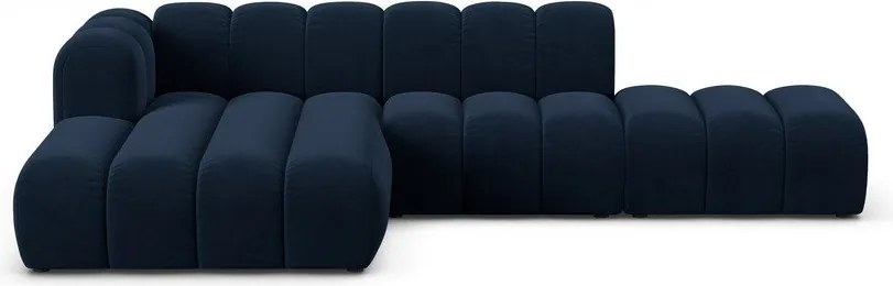 Tmavomodrá rohová pohovka (ľavý roh) Lupine – Micadoni Home
