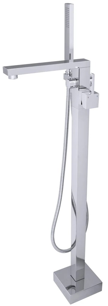 Gamma Caro, voľne stojaca vaňová batéria, chrómová, GMA-BCWWS-CH