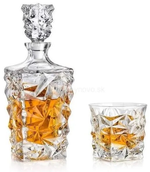 Bohemia Crystal Glacier krištáľová fľaša, 900 ml