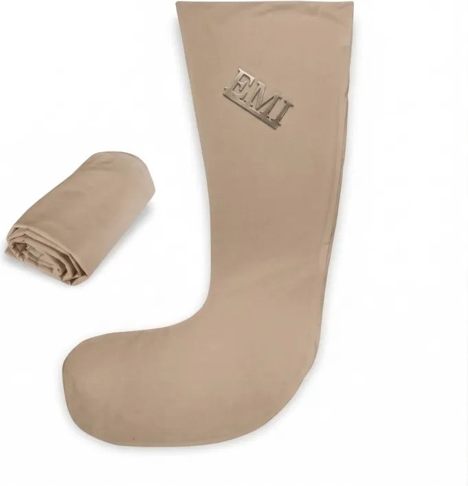 Farebné obliečky na tehotenský vankúš Marsolux EMI, cappuccino