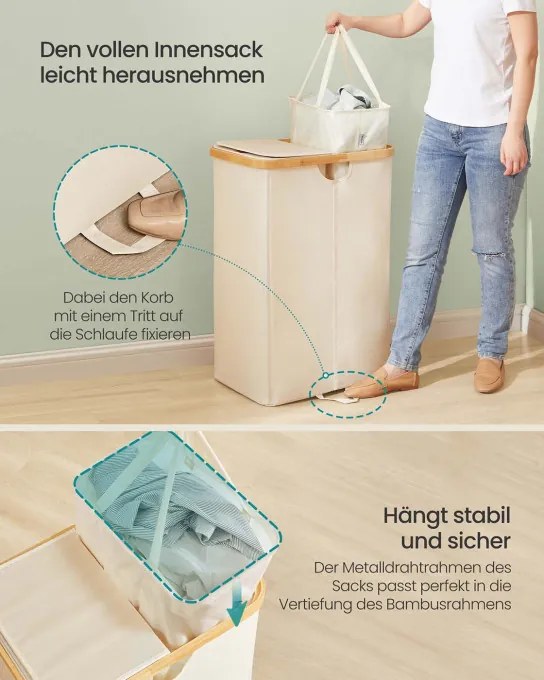 Kôš na bielizeň LCB523W01