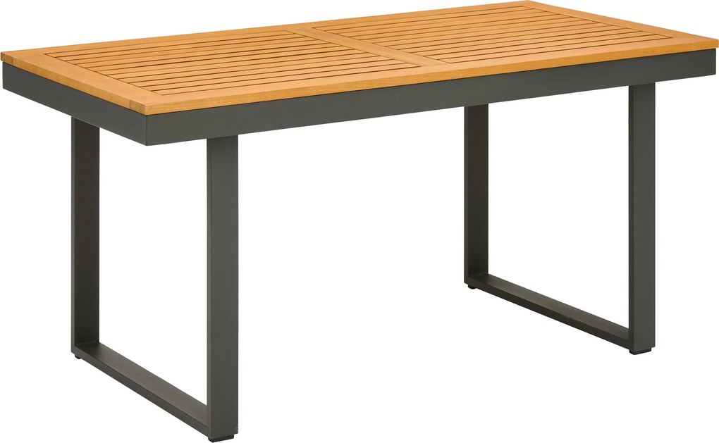 XXXLutz ZÁHRADNÝ STÔL, drevo, kov, 140/68/70 cm Amatio - Záhradné stoly - 002845001917