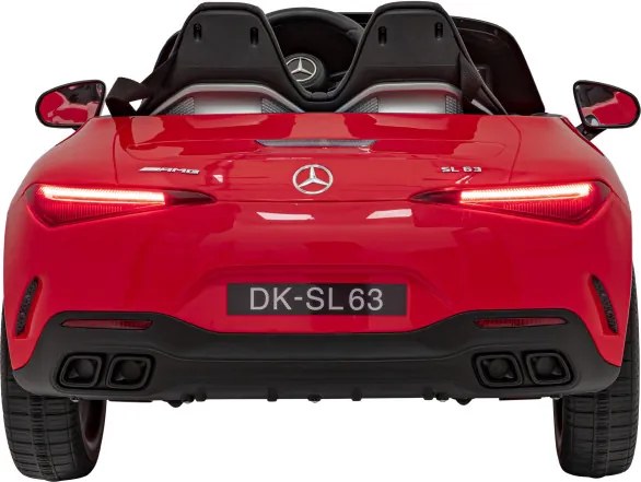 Elektrické autíčko Mercedes Benz AMG SL63 červené