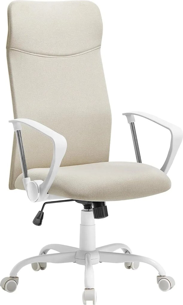 Kancelárska stolička, ergonomická otočná stolička, capuccino béžová farba