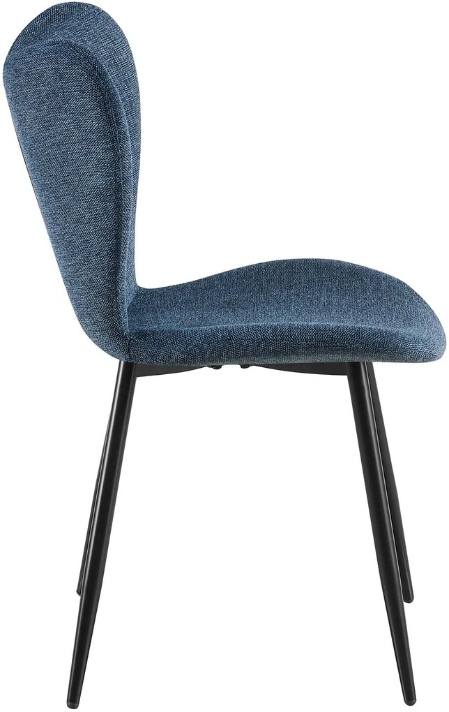 Jedálenská stolička Maika látka - modrá