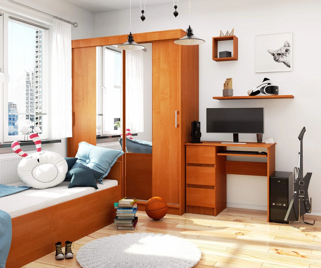 PC stolík Benicio (jelša) (L). Akcia -19%. Vlastná spoľahlivá doprava až k Vám domov. 1068986