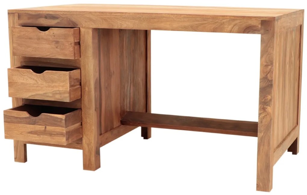 furniture-nabytek.cz - Pracovní stůl masiv z dřeva palisandr 130x76x70