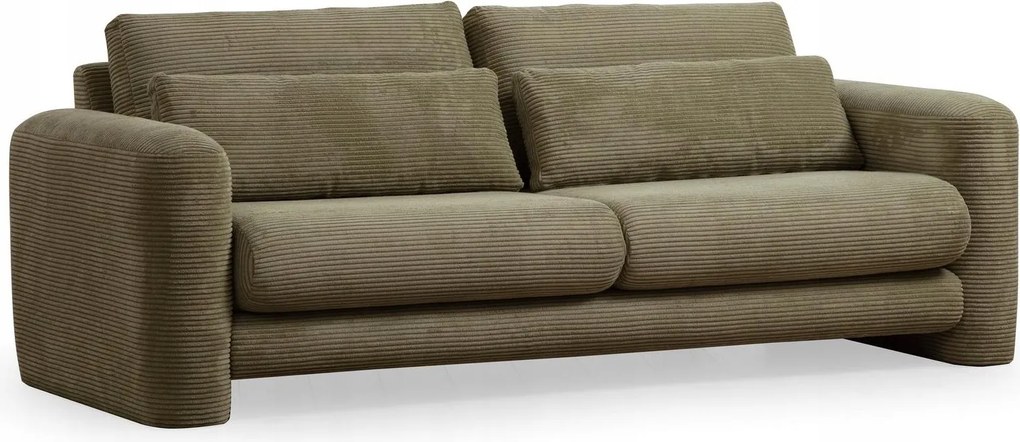 Pohovka trojsedačka Lelysena (zelená)