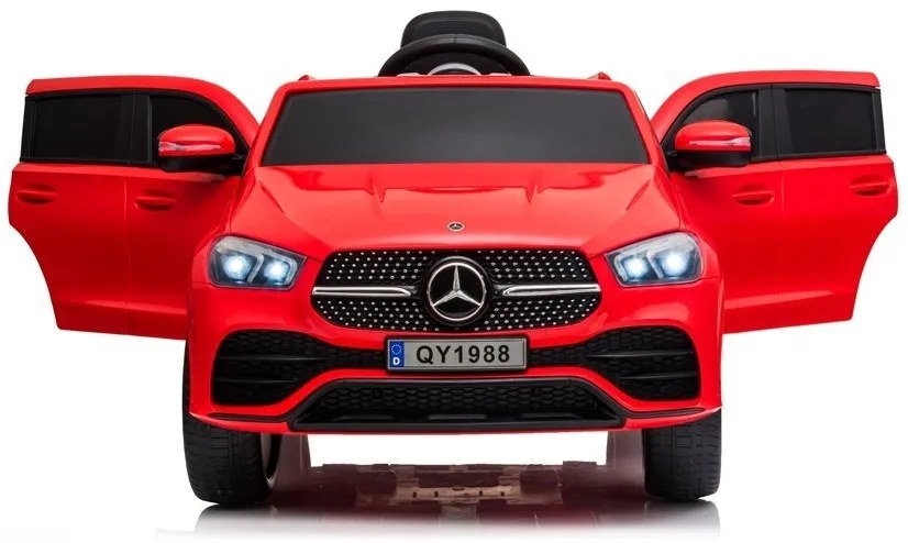 LEAN TOYS ELEKTRICKÉ AUTÍČKO - Mercedes GLE450 - NELAKOVANÉ - ČERVENÉ  - 2x45W MOTOR - 12V7Ah BATÉRIA - 2021