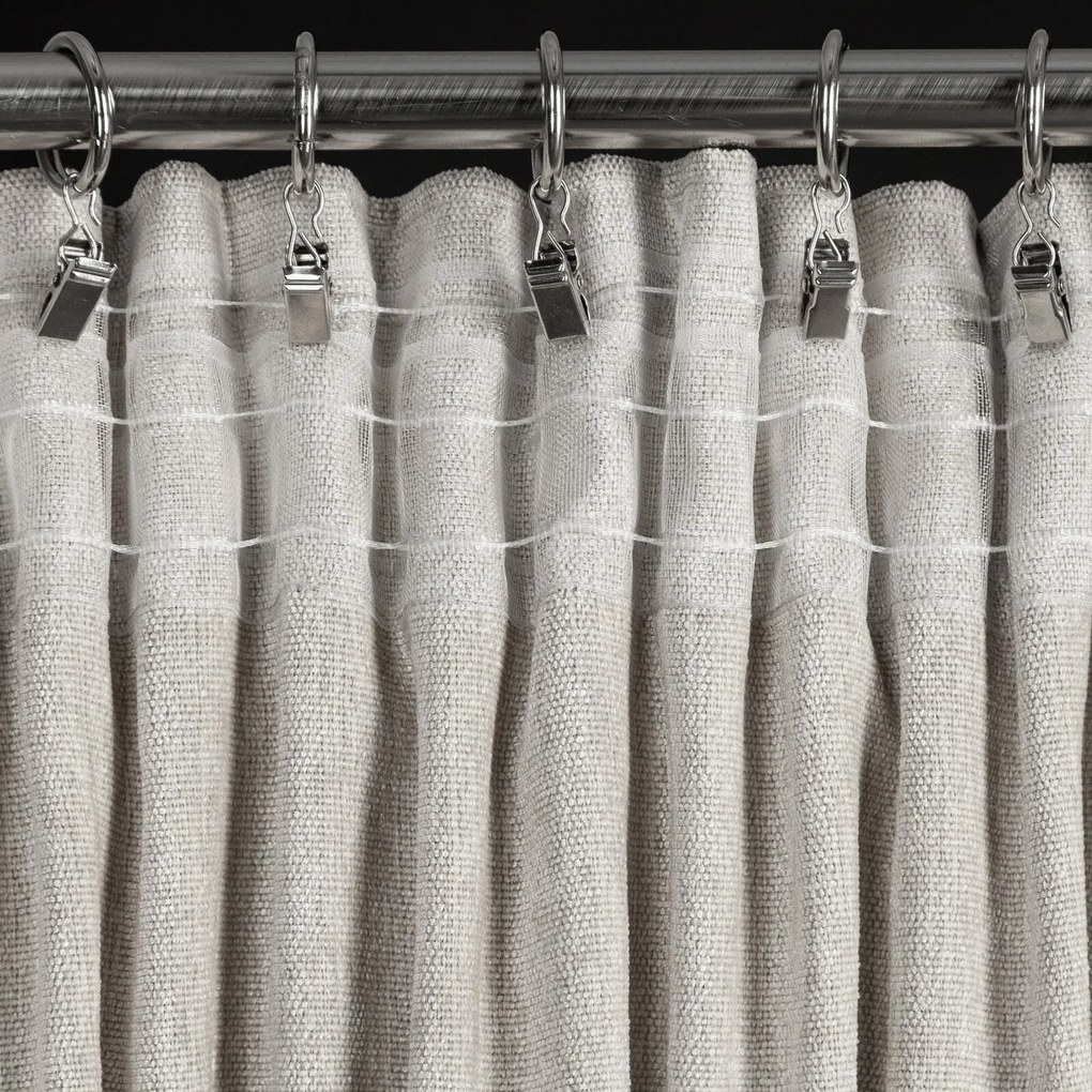 ZÁVES NA PÁSKE MEGI 140X270 CM SIVÁ