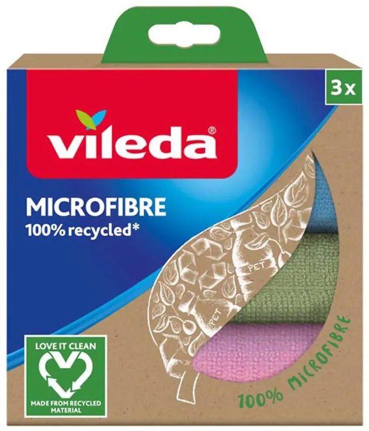 VILEDA Mikrohandrička 100% recykl. 3 ks