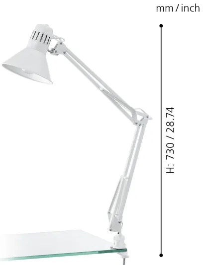 Eglo 90872 - Stolná lampa FIRMO 1xE27/40W/230V