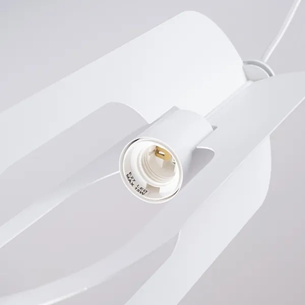 Sollux SL.1361 - Luster na lanku NICUS 3xE27/15W/230V biela