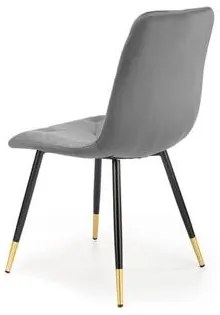Jedálenská stolička K438 sivá