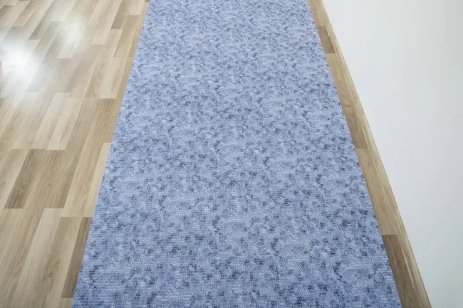 Kúpelňová penová rohož Softy-tex 912 modrá / granátová