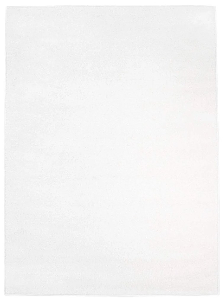 Dekorstudio Moderný koberec MODA SOFT - Biely Rozmer koberca: 80x150cm