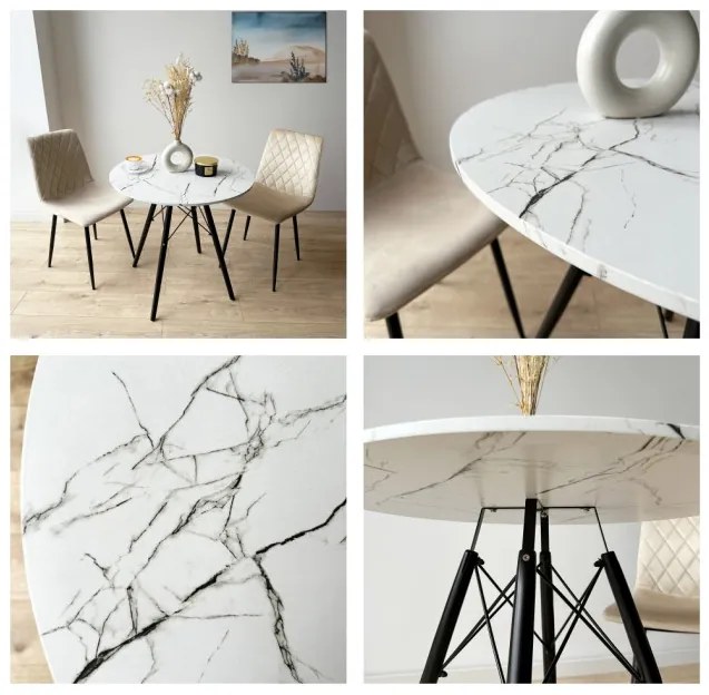 Jedálenský stôl PARIS biely