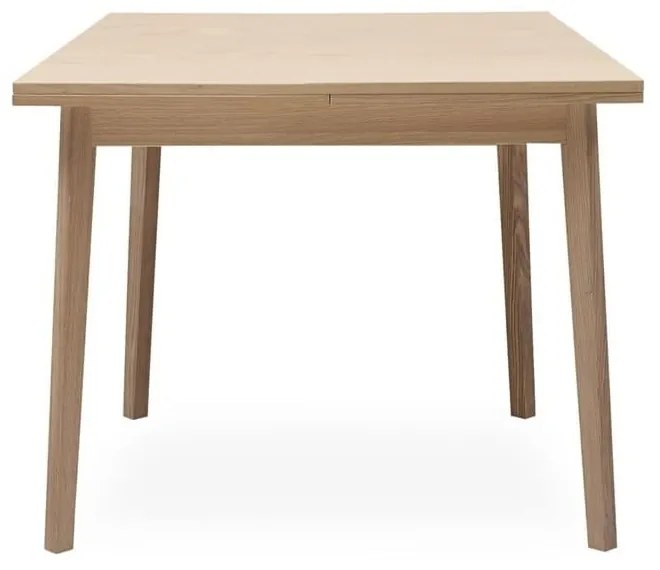 Rozkladací jedálenský stôl v dubovom dekore Hammel Single, 90 x 90 cm