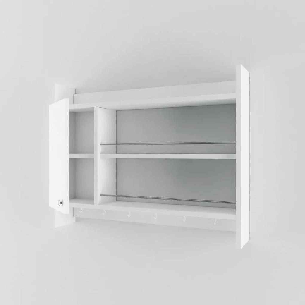 Kuchynská polica Knerr 85 cm biela