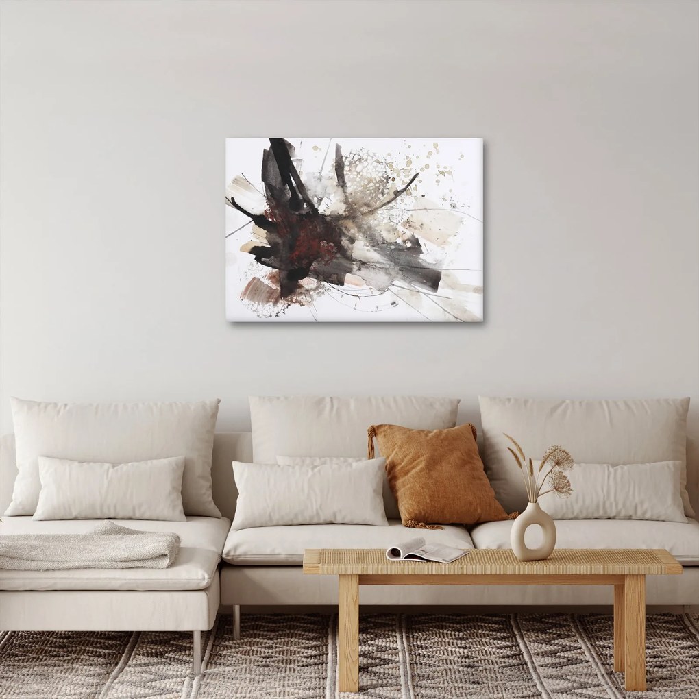 Obraz abstraktné maľby (70x50 cm)