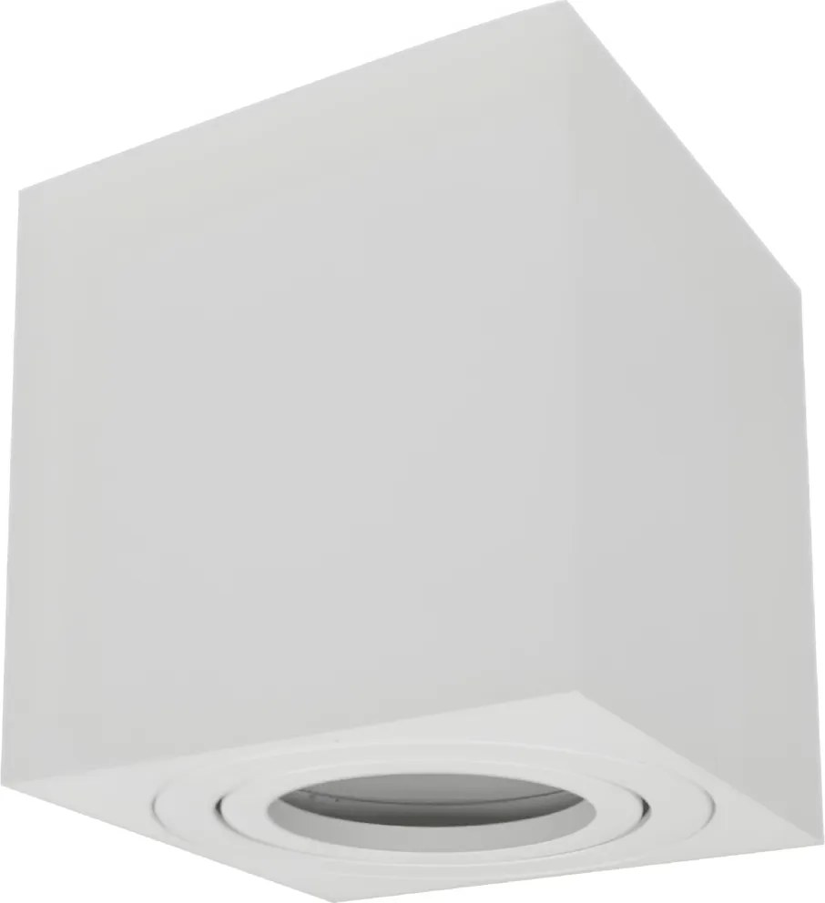 Povrchová halogénová trubica GU10 LED pohyblivé stropné bodové svietidlo biele