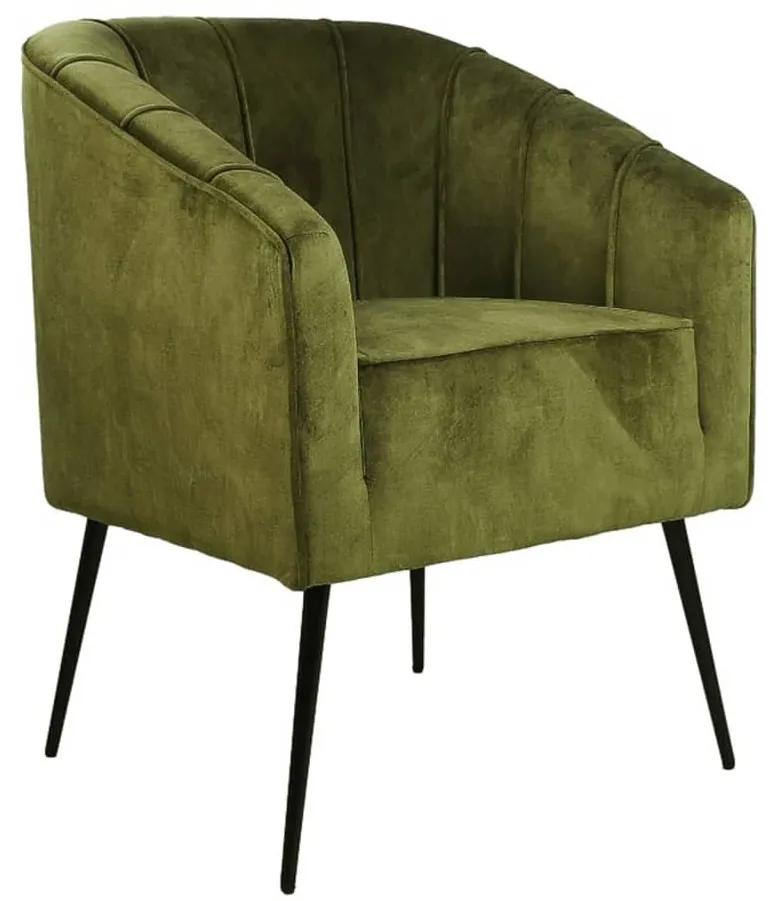 HSM Collection Jedálenská stolička Chester olivovo zelená 442887