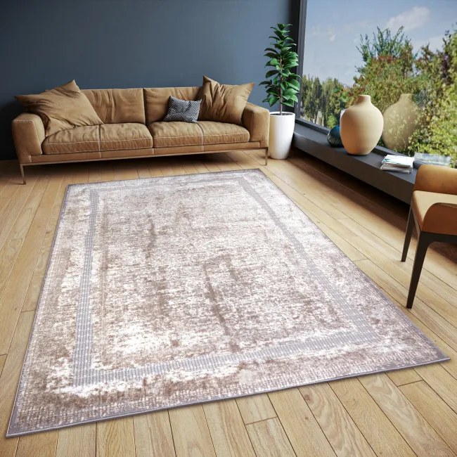 Koberec Hanse Home Shine Classic krémový / strieborný